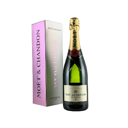 Moet & Chandon Rose Imperial Brut Champagne (Say Yes To Love)