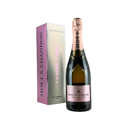 Moet & Chandon Rose Imperial Brut Champagne (I Love You)