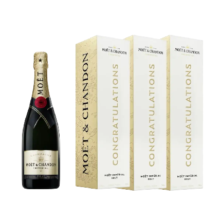 Moet & Chandon Imperial Brut Champagne (Congratulations)  3支套裝